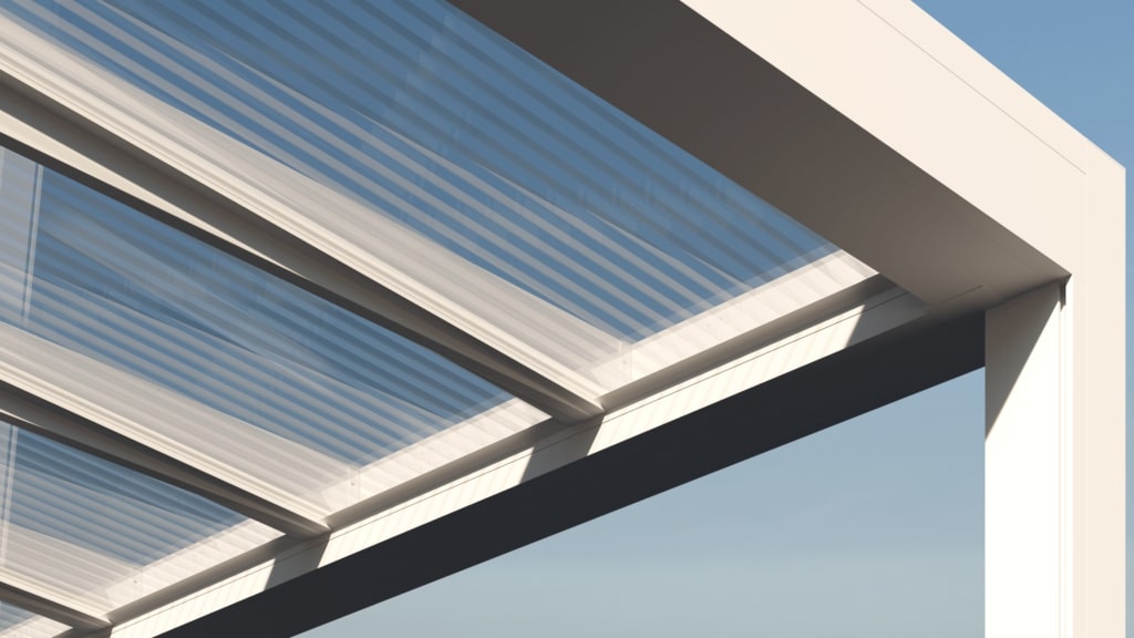 Carport toit vitré Brustor