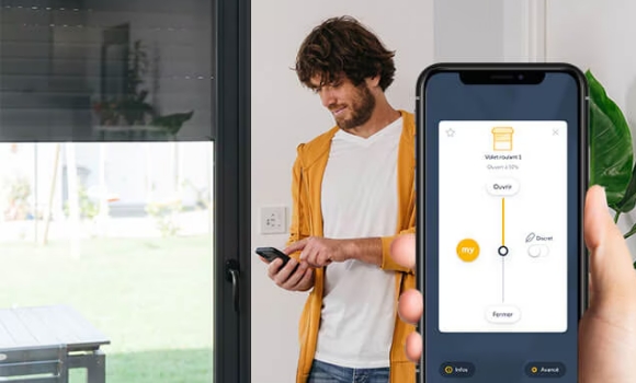 Volet connecté Somfy Linconyl