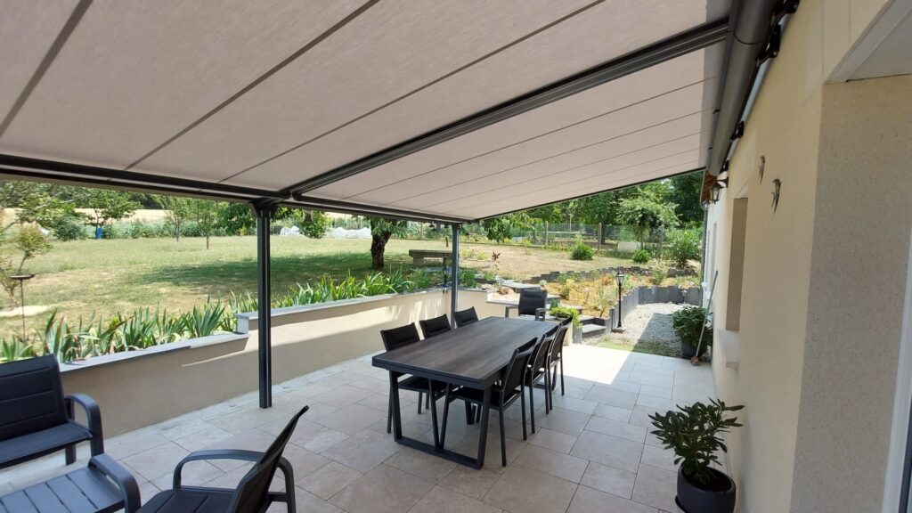 Pergola toile enroulable Linconyl