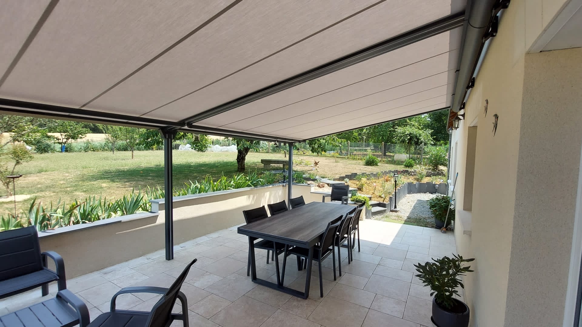 Pergola toile enroulable Linconyl