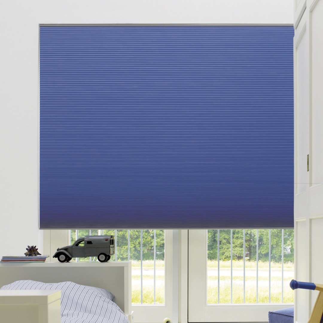 Store plissé intérieur Linconyl bleu