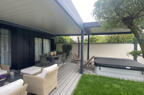 Réalisation Stores Nantais : double pergola