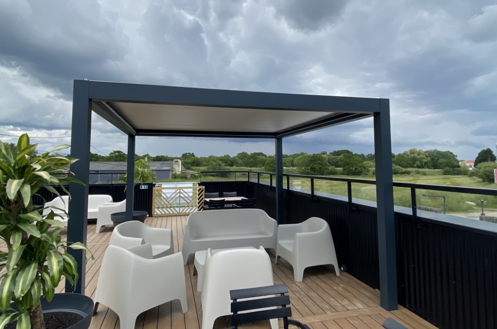 Pergola Bioclimatique Rennes Restaurant 2